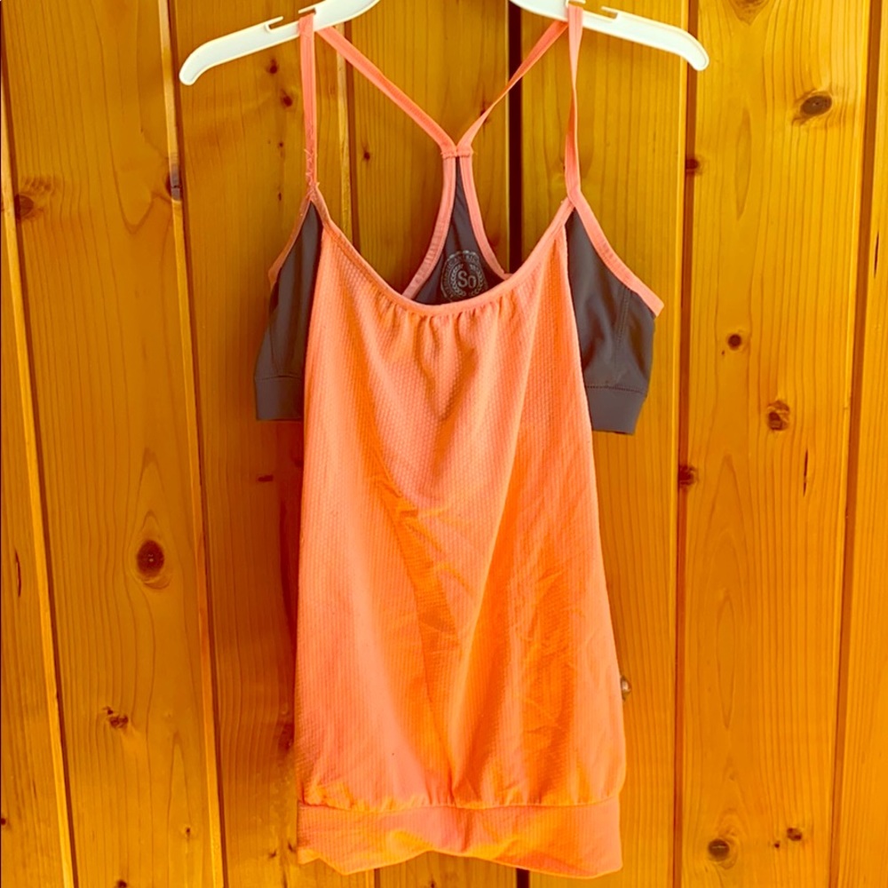 LAST CHANCE SO sports bra with attached tank